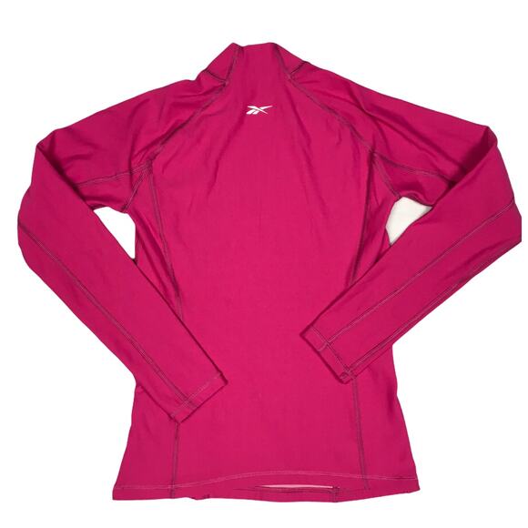 Reebok‎ Shirt Play Dry Pullover Mock Neck Long Sleeve Activewear Top Women's XS - Picture 6 of 8